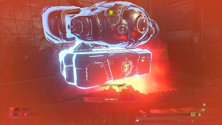 Zaraz obok zniszczonego wagonu pociągu znajdziesz punkt modyfikacji broni - Doom Eternal: Piekło na ziemi | Mapa sekretów, znajdźki - Doom Eternal - poradnik do gry