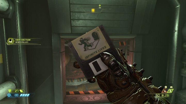 Na końcu szybu czeka na Ciebie dyskietka - Doom Eternal: Piekło na ziemi | Mapa sekretów, znajdźki - Doom Eternal - poradnik do gry