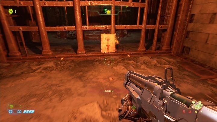 Na samym końcu mapy znajdziesz kolejny wpis do kodeksu - Doom Eternal: Piekło na ziemi | Mapa sekretów, znajdźki - Doom Eternal - poradnik do gry