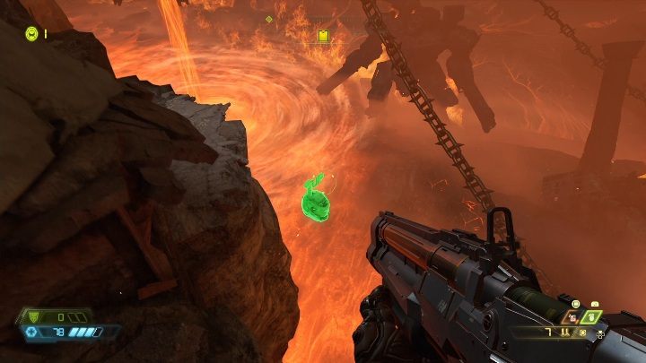 Trzecie życie znajduje się zaraz obok przepaści - Doom Eternal: Piekło na ziemi | Mapa sekretów, znajdźki - Doom Eternal - poradnik do gry