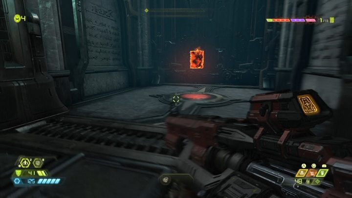 Do tej znajdźki dotrzesz wykonując misję fabularną - Doom Eternal: Exultia | Mapa sekretów, znajdźki - Doom Eternal - poradnik do gry