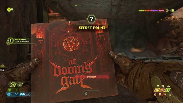 Po zniszczeniu przejścia musisz udać się dalej, aż do końca tunelu - Doom Eternal: Exultia | Mapa sekretów, znajdźki - Doom Eternal - poradnik do gry