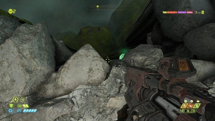 Trzecie dodatkowe życie znajduje się zaraz pod przepaścią - Doom Eternal: Exultia | Mapa sekretów, znajdźki - Doom Eternal - poradnik do gry