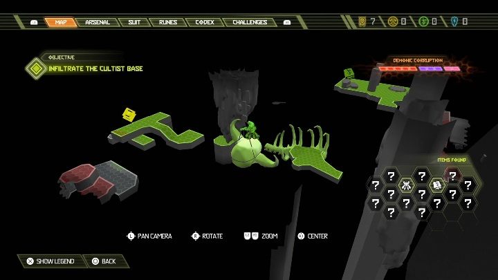 2 - Doom Eternal: Baza kultystów | Mapa sekretów, znajdźki - Doom Eternal - poradnik do gry