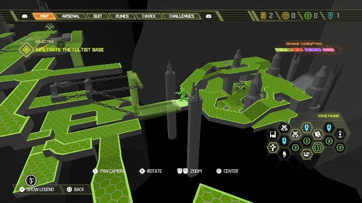 9 - Doom Eternal: Baza kultystów | Mapa sekretów, znajdźki - Doom Eternal - poradnik do gry