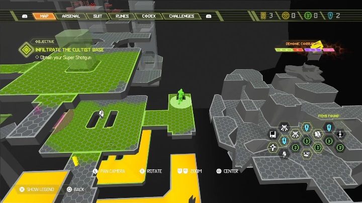 10 - Doom Eternal: Baza kultystów | Mapa sekretów, znajdźki - Doom Eternal - poradnik do gry