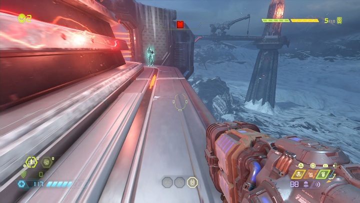 Na jednym z obiektów znajdziesz miejsce z perkami - Doom Eternal: Baza Łowców Zagłady | Mapa sekretów, znajdźki - Doom Eternal - poradnik do gry