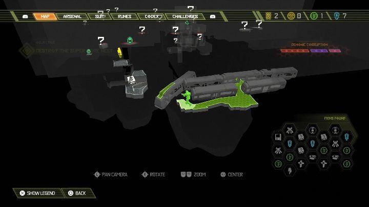 1 - Doom Eternal: Supergniazdo juchy | Mapa sekretów, znajdźki - Doom Eternal - poradnik do gry