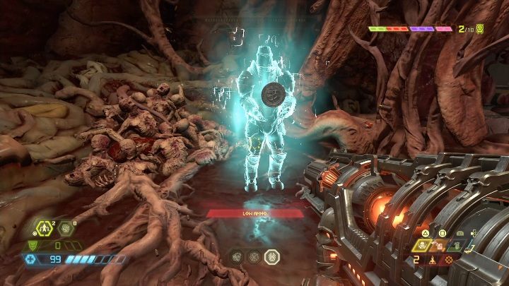Ten sekret znajdziesz na końcu jednego z korytarzy - Doom Eternal: Supergniazdo juchy | Mapa sekretów, znajdźki - Doom Eternal - poradnik do gry