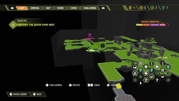 9 - Doom Eternal: Supergniazdo juchy | Mapa sekretów, znajdźki - Doom Eternal - poradnik do gry