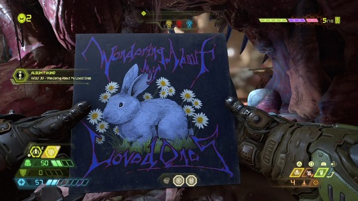 Album zdobędziesz po odkryciu niebieskiego klucza - Doom Eternal: Supergniazdo juchy | Mapa sekretów, znajdźki - Doom Eternal - poradnik do gry