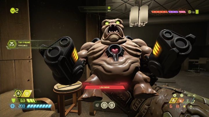 Figurkę znajdziesz w małym pomieszczeniu, pełnym biurek - Doom Eternal: Kompleks Arc | Mapa sekretów, znajdźki - Doom Eternal - poradnik do gry