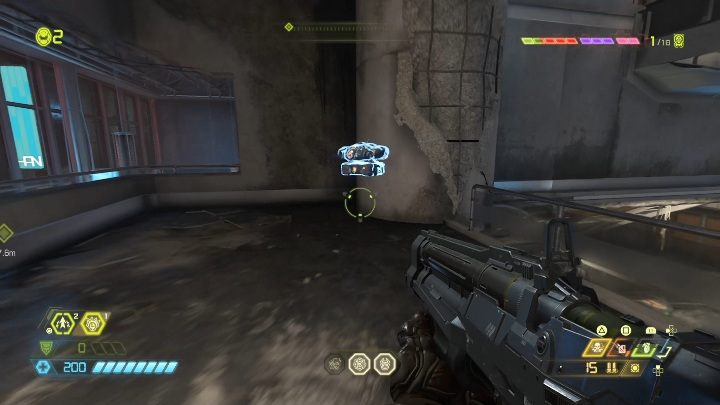 Wykonując zadanie fabularne trafisz na zniszczony balkon - Doom Eternal: Kompleks Arc | Mapa sekretów, znajdźki - Doom Eternal - poradnik do gry