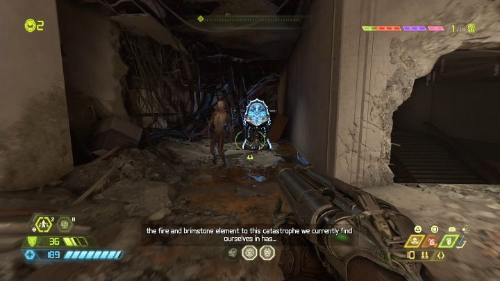 Wracając do klatki schodowej, o które pisaliśmy powyżej - Doom Eternal: Kompleks Arc | Mapa sekretów, znajdźki - Doom Eternal - poradnik do gry