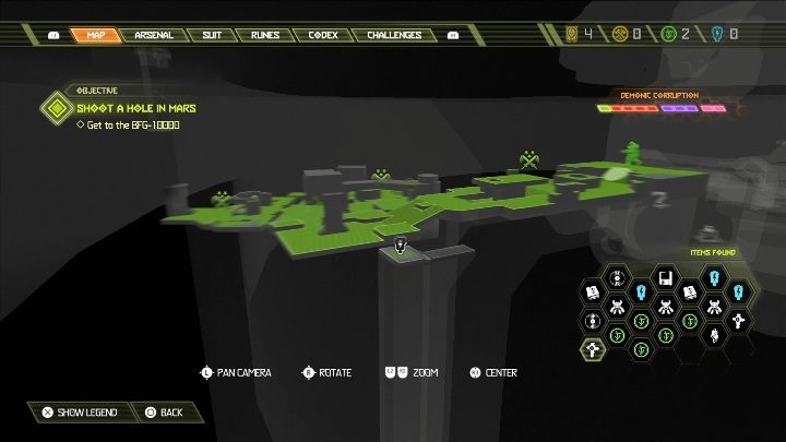 2 - Doom Eternal: Jądro Marsa | Mapa sekretów, znajdźki - Doom Eternal - poradnik do gry