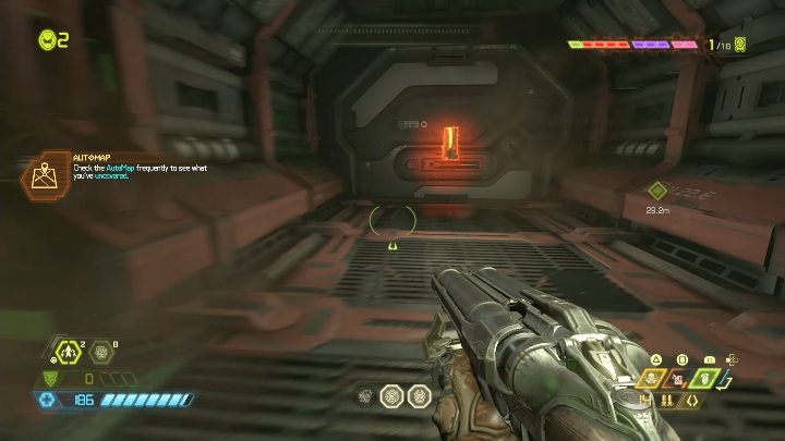 Do tej notatki dotrzesz wykonując misję fabularną - Doom Eternal: Jądro Marsa | Mapa sekretów, znajdźki - Doom Eternal - poradnik do gry