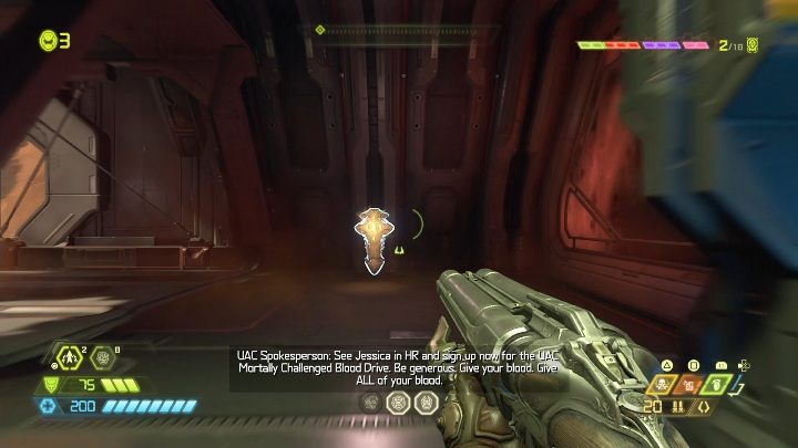 Runę znajdziesz idąc do punktu misji - Doom Eternal: Jądro Marsa | Mapa sekretów, znajdźki - Doom Eternal - poradnik do gry