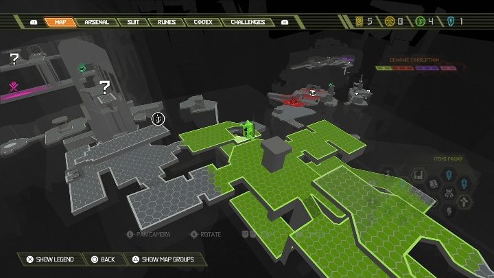 10 - Doom Eternal: Jądro Marsa | Mapa sekretów, znajdźki - Doom Eternal - poradnik do gry