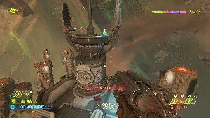 Kolejne dodatkowe życie znajduje się na oddalonej od innych platformie - Doom Eternal: Jądro Marsa | Mapa sekretów, znajdźki - Doom Eternal - poradnik do gry