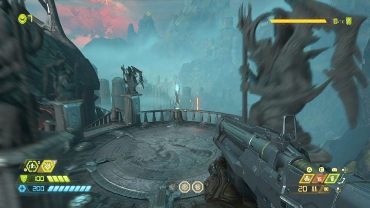 Aby znaleźć tę notatkę musisz po prostu iść przed siebie wzdłuż prostej drogi - Doom Eternal: Strażnik Jeden | Mapa sekretów, znajdźki - Doom Eternal - poradnik do gry