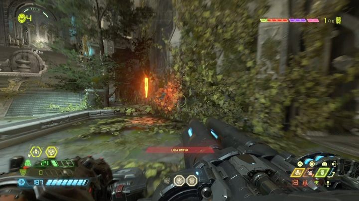 Po przejściu do kolejnej lokacji znajdziesz pierwszą znajdźkę - Doom Eternal: Taras Nabad | Mapa sekretów, znajdźki - Doom Eternal - poradnik do gry