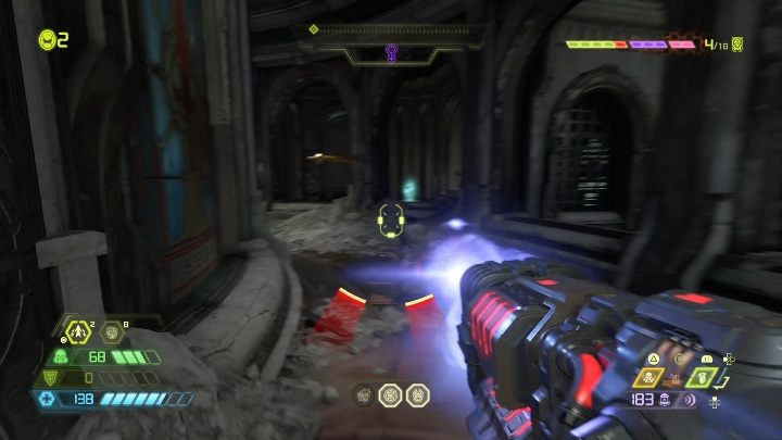 Do tego sekretu dostaniesz się walcząc z przeciwnikami - Doom Eternal: Taras Nabad | Mapa sekretów, znajdźki - Doom Eternal - poradnik do gry