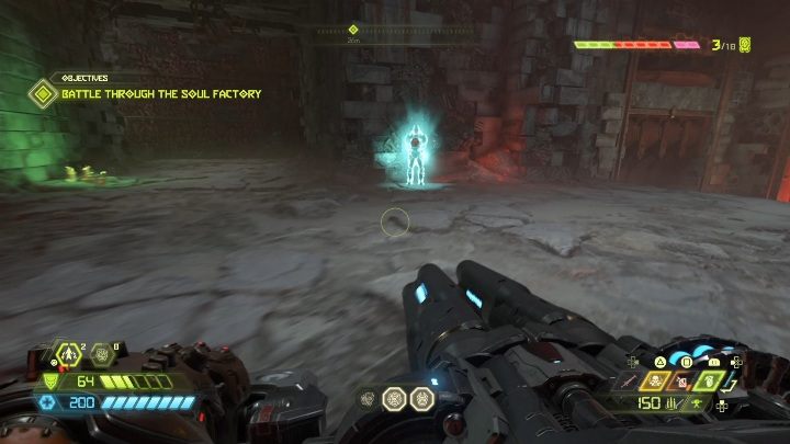 Od miejsca z tokenem po prostu wejdź po schodach, a twoim oczom ukaże się kolejny sekret - Doom Eternal: Nekravol 1 | Mapa sekretów, znajdźki - Doom Eternal - poradnik do gry