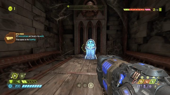 Kryształ znajdziesz niedługo po rozpoczęciu tej lokacji - Doom Eternal: Nekravol 2 | Mapa sekretów, znajdźki - Doom Eternal - poradnik do gry