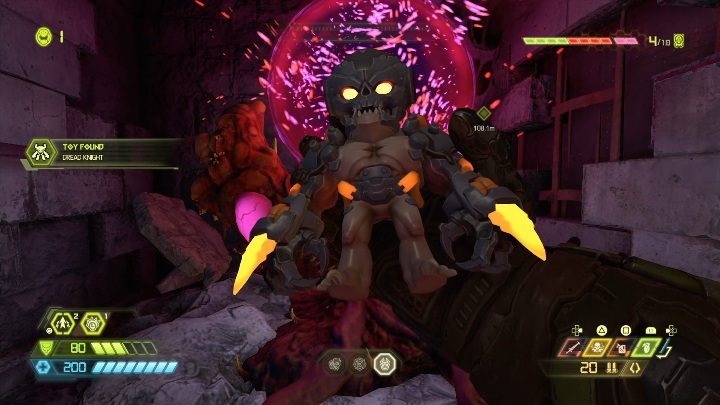 Zaraz obok lokacji opisanej powyżej znajduje się zniszczona ściana - Doom Eternal: Nekravol 2 | Mapa sekretów, znajdźki - Doom Eternal - poradnik do gry