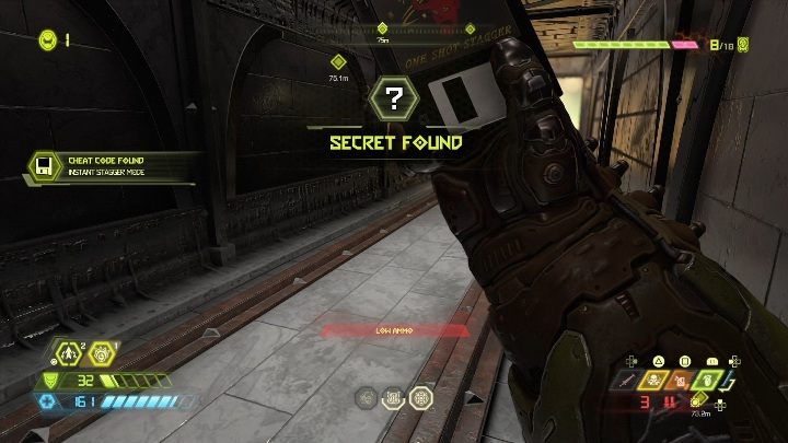 Po zniszczeniu areny odwróć się i wskocz w przepaść - Doom Eternal: Nekravol 2 | Mapa sekretów, znajdźki - Doom Eternal - poradnik do gry