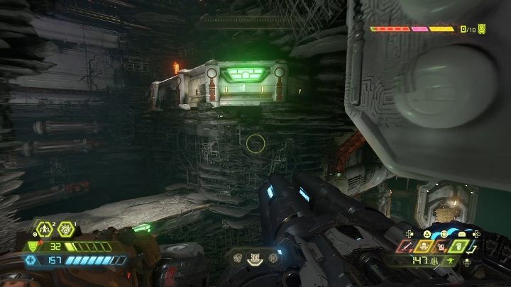 Do tej znajdźki dotrzesz wykonując zadanie fabularne - Doom Eternal: Urdak | Mapa sekretów, znajdźki - Doom Eternal - poradnik do gry