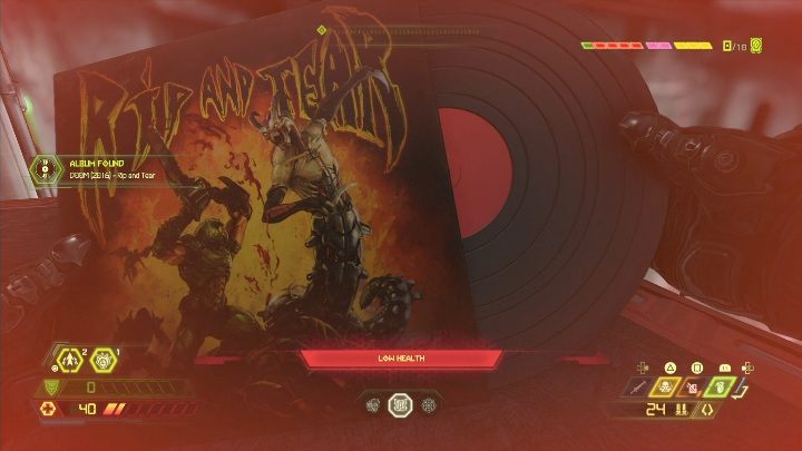 Aby dostać się do albumu musisz przeskoczyć nad przepaścią - Doom Eternal: Urdak | Mapa sekretów, znajdźki - Doom Eternal - poradnik do gry