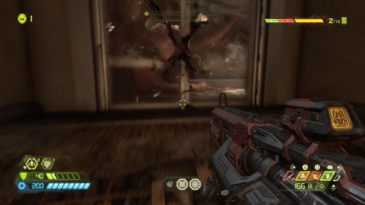 Na górę wejdziesz po zniszczonych ścianach, a przejście dalej otworzysz sobie samodzielnie wybijając szybę - Doom Eternal: Ostatni Grzech (Final Sin) | Mapa sekretów, znajdźki - Doom Eternal - poradnik do gry