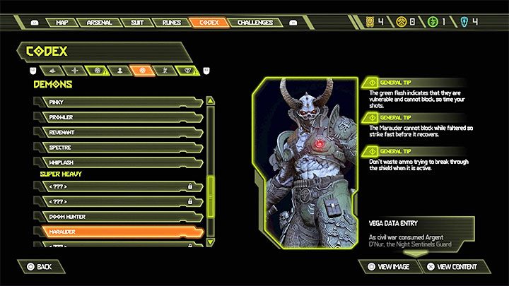 Jako że Najeźdźcy są zaliczani do zwykłych przeciwników każdy z nich posiada własną kartę w bestariuszu informującą o jego słabościach i rekomendowanej taktyce podczas walki - Doom Eternal: Najeźdźcy - jak pokonać? - Doom Eternal - poradnik do gry