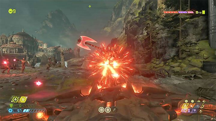 Najlepsza naszym zdaniem broń do osłabiania Najeźdźcy to balista - Doom Eternal: Najeźdźcy - jak pokonać? - Doom Eternal - poradnik do gry