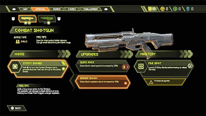 Każdą posiadaną modyfikację możesz ulepszyć i ma to na celu poprawienie skuteczności jej działania - Doom Eternal: Najlepsze ulepszenia broni - które? - Doom Eternal - poradnik do gry