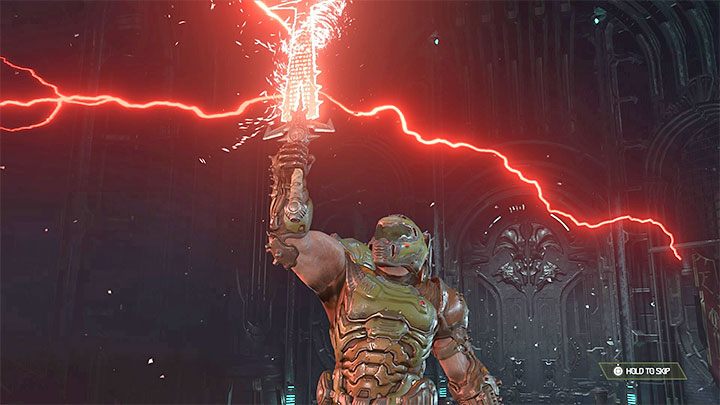 Miecz Tygiel (Crucible) to specjalna broń do wykonywania potężnych ataków w walce wręcz - Doom Eternal: Miecz Tygiel - kogo nim zabić i kiedy? - Doom Eternal - poradnik do gry