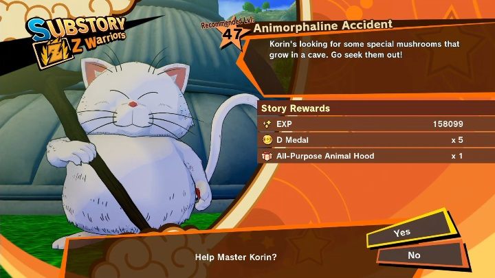 Ramy czasowe: Od Nadchodzi terror androidów - Odcinek 8: Następca Wszechmogąceg do Odcinek 8: Następca Wszechmogącego - Wypadek z animorfaliną | Dragon Ball Z Kakarot - misja poboczna - Dragon Ball Z Kakarot - poradnik do gry