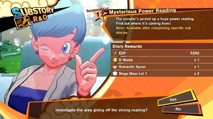 Ramy czasowe: Od Zatrzymaj saiyańską inwazję - Odcinek 7: Przerywnik do Odcinek 7: Przerywnik - Tajemnicza moc czytania | Dragon Ball Z Kakarot - misja poboczna - Dragon Ball Z Kakarot - poradnik do gry