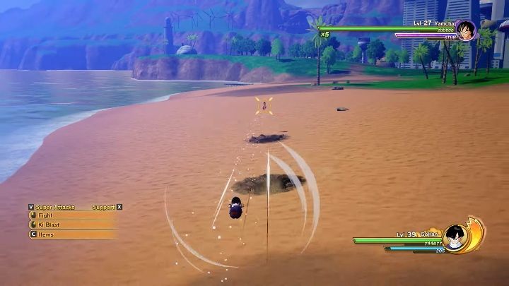 Jedyne co musisz zrobić w tej misji to wygrać z Yamcha - Yamcha - mężczyzna, mit, legenda | Dragon Ball Z Kakarot - misja poboczna - Dragon Ball Z Kakarot - poradnik do gry