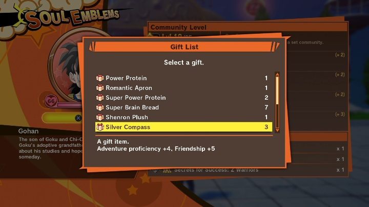 Ten dział dotyczy społeczności - Podręcznik szkolenia Szkoły Żółwia w Dragon Ball Z Kakarot - Dragon Ball Z Kakarot - poradnik do gry