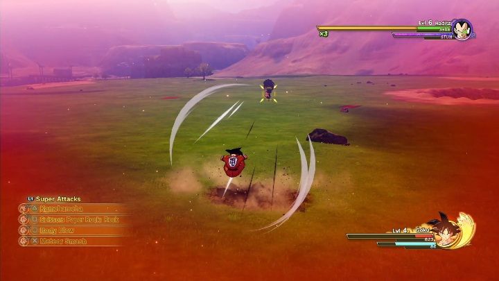 Jeśli stan twojego zdrowia znacznie się pogorszy możesz go zregenerować - System walki w Dragon Ball Z Kakarot - Dragon Ball Z Kakarot - poradnik do gry