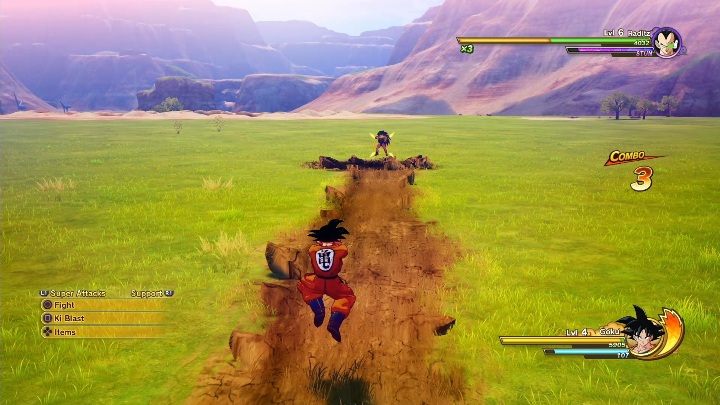 Pomyślne uniknięcie ataku spowoduje, że przeciwnik przejdzie w stan spowolnienia - System walki w Dragon Ball Z Kakarot - Dragon Ball Z Kakarot - poradnik do gry