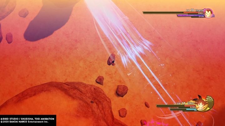 Unikaj również jego ataków i szarż w powietrzu - Odcinek 6 | Solucja DBZ Kakarot | Zatrzymaj saiyańską inwazję - Dragon Ball Z Kakarot - poradnik do gry