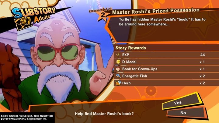 Ramy czasowe: Od Zatrzymaj saiyańską inwazję - Odcinek 1: Spotkanie po wiekach do Odcinek1: Międzygalaktyczny najeźdźca - Cenna własność Boskiego Miszcza | Dragon Ball Z Kakarot - misja poboczna - Dragon Ball Z Kakarot - poradnik do gry