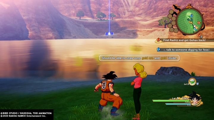 Zostaniesz skierowany kawałek dalej - Handlarz Namas | Dragon Ball Z Kakarot - misja poboczna - Dragon Ball Z Kakarot - poradnik do gry