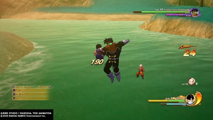 Po wstawkach, dowiesz się więcej o sytuacji panującej na planecie Namek - Odcinek 1 | Solucja DBZ Kakarot | Zły Imperator Frizer - Dragon Ball Z Kakarot - poradnik do gry