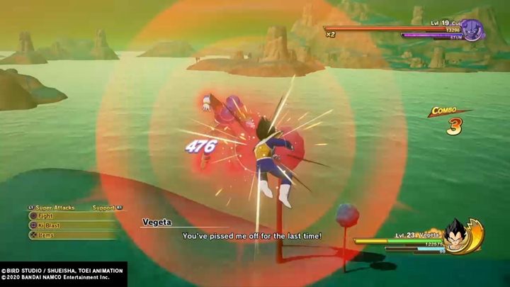 Po chwili wcielisz się w Vegetę, który również poluje na smocze kule - Odcinek 1 | Solucja DBZ Kakarot | Zły Imperator Frizer - Dragon Ball Z Kakarot - poradnik do gry