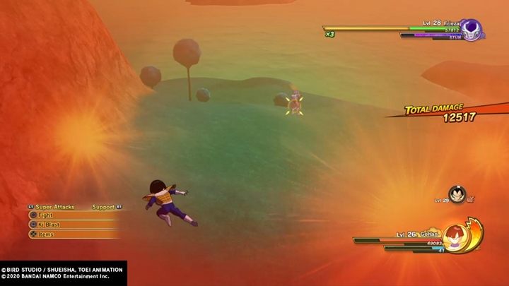 Po długiej wstawce, w końcu zjawi się Frieza na 28 poziomie doświadczenia - Odcinek 6 | Solucja DBZ Kakarot | Zły Imperator Frizer - Dragon Ball Z Kakarot - poradnik do gry