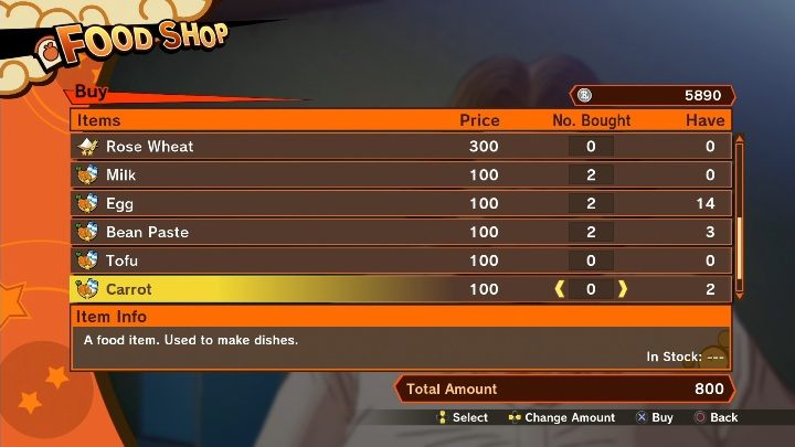 Twoim zadaniem jest zdobycie 4 marchewek i 2 mięs - Jak ktoś inny | Dragon Ball Z Kakarot - misja poboczna - Dragon Ball Z Kakarot - poradnik do gry